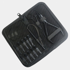 Professional Stainless Steel Hair Extension Tools Kit Salon Use Lightweight Pliers Pulling <b>Needle</b> Loop Tool <b>Beads</b> Micro - Product Image 1