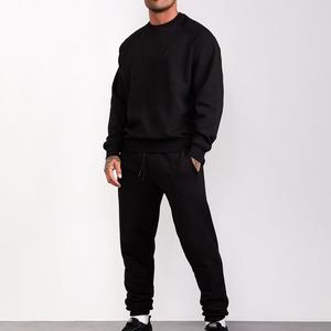 Ensemble de survêtement décontracté pour homme, deux pièces, uni, avec capuche - Product Image 5