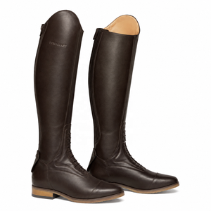 Bottes d'équitation personnalisées en cuir PU, à fermeture éclair, antidérapantes, de luxe, pour le sport et les activités de plein air, couleur unie, pleine longueur - Product Image 3
