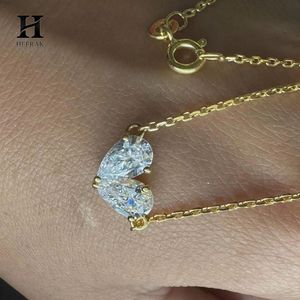 Elegant Pear-Cut Diamond Cluster <b>Pendant</b> Necklace in <b>Solid</b> <b>Gold</b> – Fine Jewelry by Heerak Diamonds - Product Image 5