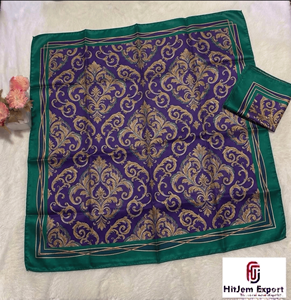 Tela de satén al por mayor para bufandas, con logo impreso, fabricante OEM/ODM, servicio de etiqueta privada para promoción de marca y regalos. - Product Image 1