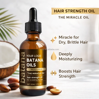 Sérum capillaire pur pressé à froid pour renforcer les cheveux, huile capillaire Batana, lissante, hydratante, favorisant la croissance des cheveux, prévenant la perte de cheveux