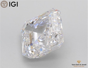 CVD Lab Grown <b>Diamond</b> with IGI Certificate F Color VS1 Clarity 2.50 CARAT Asscher Cut Perfect Match for Custom <b>Ring</b> - Product Image 6