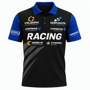 Polo de course personnalisé MX MTB BMX léger et respirant à manches courtes pour motocross, tenue d'équipe, faible MOQ, OEM - Product Image 1