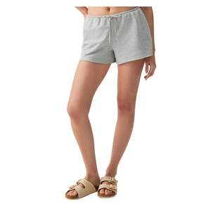 Shorts de détente en coton pour femmes, taille élastique avec cordon de serrage, décontractés, d'été, personnalisables avec logo, vente en gros OEM - Product Image 3