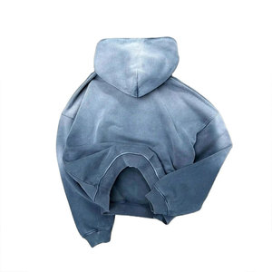 Nouveau design 2026 – Sweat à capuche délavé pour homme – Vente en gros – Tenue décontractée – Anti-rétrécissement – Manches longues – Sweat à capuche délavé - Product Image 5