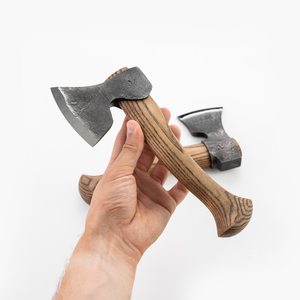 Juego de 2 Cuchillas para Pizza Mini con Estuche de Cuero, Hoja de Acero Forjado y Mango de Madera para Cortar Pizza - Product Image 4