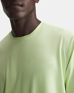 Camiseta de Cuello Alto Ligera de Manga Corta para Hombre, Diseño 2026, Color Verde Claro, Corte Regular, 100% Algodón Transpirable, Estilo Hip Hop - Product Image 6