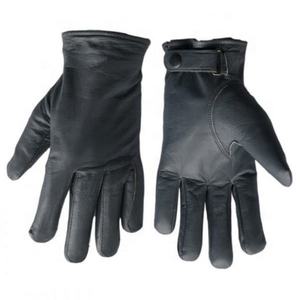 Gants en cuir véritable pour femmes, chauds pour l'hiver, noirs, nouvelle mode, design tendance - Product Image 3