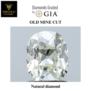 Diamant naturel véritable de 1,00 carat, taille Old Mine, couleur L, clarté VVS1, taille unique, authentique, haute qualité, diamant original - Product Image 2