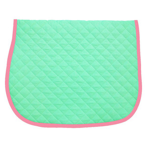 Vente en gros de tapis de selle de dressage pour chevaux en satin de luxe, de qualité compétition, couleur et logo personnalisés, quatre saisons - Product Image 1