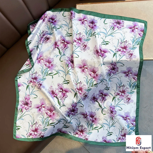 Custom Logo Printed Satin <b>Scarf</b> Wholesale Manufacturer OEM ODM Private Label Branding Promotion Gift Nigeria Ghana Kenya Congo - Product Image 6