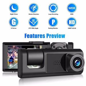 Telecamera per Cruscotto Auto a Doppia Lente HD 1080P Modello A3 con Sensore G per Registrazione in Loop e Modalità Parcheggio, Registratore Video Anteriore/Posteriore/Interno - Product Image 3