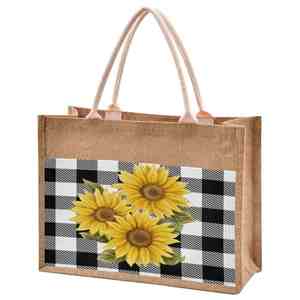 Eco Friendly Grocery <b>Bag</b> Made from Natural Jute Fiber Material - Product Image 4