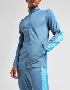 Nuevo Conjunto Deportivo para Hombre, de Secado Rápido, con Cierre, para Correr al Aire Libre, Venta al Por Mayor, Corte Ajustado, de Dos Piezas, en Felpa - Product Image 5
