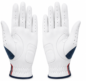 Gant de golf en cuir Cabretta d'Indonésie pour hommes et femmes, respirant, doux, antidérapant, pour la main gauche, accessoires de golf, logo d'usine - Product Image 1