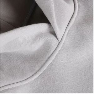 Sweat-shirts décontractés pour hommes en coton 100% tricoté, couleur unie, coupe classique, avec poche, respirants, séchage rapide, écologiques - Product Image 6