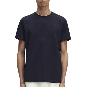 เสื้อยืดคอกลมแขนสั้นผู้ชาย ทรงปกติ สไตล์ลำลอง สีพื้น ผ้าถัก 100% ผ้าฝ้ายเจอร์ซีย์ - Product Image 5