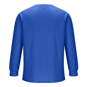 Chemises de sport pour hommes de haute qualité, personnalisées, à compression, couleur unie, manches longues, respirantes, anti-humidité, séchage rapide - Product Image 4