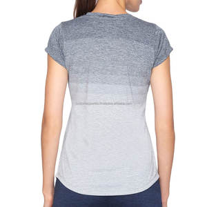 T-shirts d'été pour femmes 100% personnalisables avec logo, en tissu épais respirant à séchage rapide, impression sérigraphique et broderie - Product Image 2