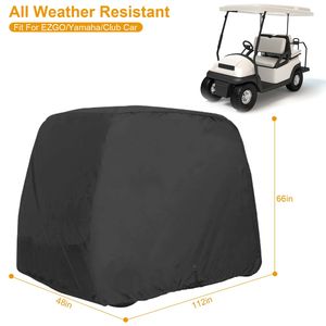 Copertura Universale per Golf Cart a 4 Posti, Impermeabile 210D e Resistente ai Raggi UV, per EZGO Club Car Yamaha - Product Image 1