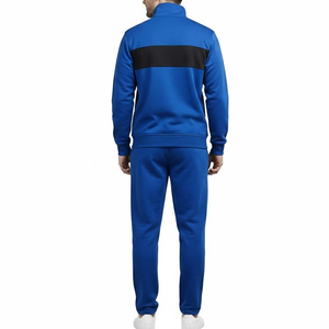 Wholesale Price Custom Logo Blank Heavyweight Tracksuit Men <b>Distressed</b> Embroider Tracksuit Street Wear Sweatpants Hoodie Sets - Product Image 2