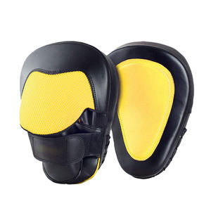 Boxing <b>Sets</b> Soft Style Cowhide Leather <b>Punch</b> Mitts Custom Logo Eco-Friendly Breathable for MMA Kickboxing Training - Product Image 2