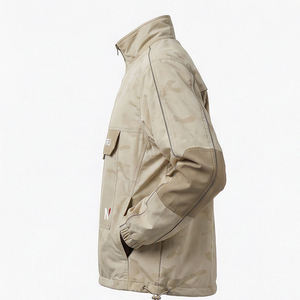 Veste d'hiver imperméable à capuche pour homme, style streetwear, logo personnalisé, coupe-vent de haute qualité pour l'extérieur, vente en gros - Product Image 4