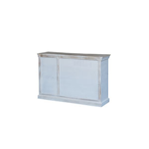 ตู้ข้างไม้มะม่วงอินเดียแบบโมเดิร์น  รักษ์โลก  แบบประกอบได้  3 ประตู  สำหรับห้องนั่งเล่น ห้องรับประทานอาหาร โรงแรม  สีขาวธรรมชาติ - Product Image 3