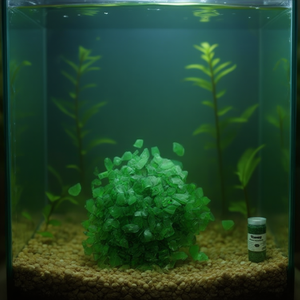 Pierres décoratives Yommy vertes 600gr pour aquarium - Product Image 3
