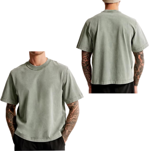 T-shirt basique pour homme à col rond, tissu doux, léger, à porter au quotidien, manches courtes, haut d'été, design minimaliste uni, coupe confortable - Product Image 6