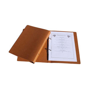 ปกเมนูหนัง PU คุณภาพเยี่ยม ทนทานสูง งานแฮนด์เมด สำหรับร้านอาหาร ราคาแข่งขัน จำหน่ายโดยผู้เชี่ยวชาญ - Product Image 1