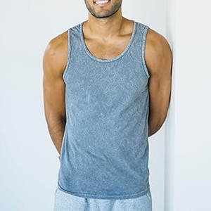 Camiseta sin mangas unisex ligera de verano para gimnasio, estilo vintage lavado, para hombre y mujer - Product Image 3