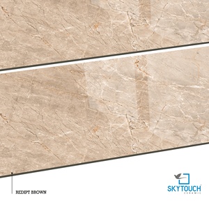 Azulejos de porcelana brillante 600x1200mm tamaño piso pared cerámica azulejo al por mayor Gran Formato India fabricante exportación suministro - Product Image 2