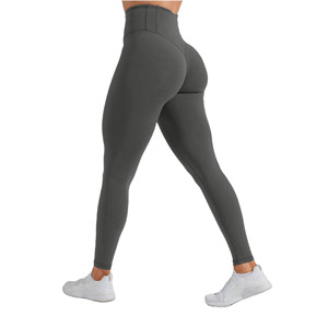 High-Waisted Ankle-Length Side-Panel Yoga Leggings Elastic Waist Yoga Leggings good sale leggings skinny fit - Product Image 1