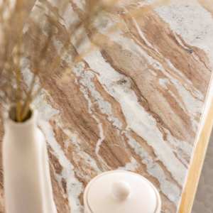 Mueble para TV Vandana Mira Lyra en madera de mango y mármol Isabella - Product Image 2