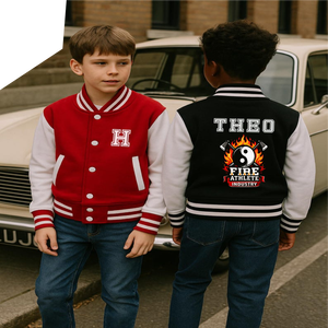 Achetez des vestes de baseball de haute qualité et tendance pour femmes, des vestes varsity à manches en peau de mouton pour femmes en provenance du Pakistan - Product Image 2