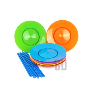 การเล่นกลจานและไม้ตั้งกิจกรรมสนุกของเล่นเด็ก - Product Image 2