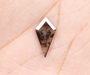 Diamante de laboratorio suelto de 1.0 ct con corte Fancy Kite, perforado con láser, tipo Sal y Pimienta, personalizado, venta al por mayor a precio de fábrica - Product Image 5
