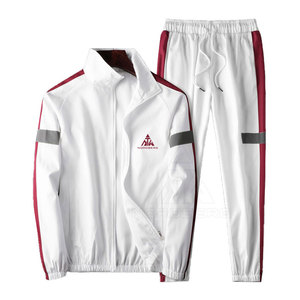 Wholesale Premium Quality 100% Cotton Solid Lightweight Winter Casual Breathable Men Tracksuits 2 1 Design Customizable Jogging - Product Image 1