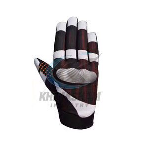 Leather Motorbike Gloves Stylish Outdoor Breathable Non-Slip Adjustable Wrist <b>Strap</b> Flexible Lightweight - Product Image 5
