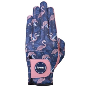 Wholesale Customized Logo Cabretta Sheepskin Leather Left Hand Golf Gloves Hand Grips Breathable Full Finger Men Sports <b>Velcro</b> - Product Image 2