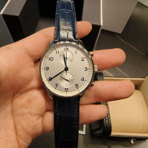 Reloj mecánico automático de buceo de zafiro de moda con correa de cuero y acero de alta calidad de fábrica A C, 41 mm, resistente al agua. - Product Image 5