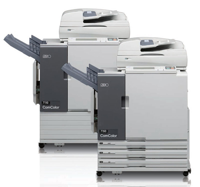 150 Ppm 4 Colors Riso Comcolor Machine X9050 Used Copier Printer Comcolor 7150 Printer for Refurbished Inkjet Riso Printer