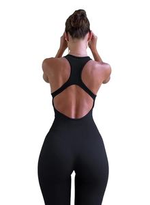 ชุดออกกำลังกายผู้หญิง PASUXI กางเกงโยคะเอวสูง แห้งเร็ว ระบายอากาศ ป้องกันแบคทีเรีย ผ้ายืดสแปนเด็กซ์/ไนลอน เสื้อกีฬาแขนกุด - Product Image 6