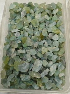 Cristales de Aguamarina Natural en Bruto, Estilo Verde Azulado, Gemas Sueltas al por Mayor - Product Image 3