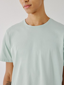 T-shirt vierge streetwear pour homme en coton épais 220g à col rond avec impression numérique, séchage rapide et respirant - Product Image 3