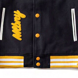 Customized Printing Long Sleeve Men Wool Baseball Letterman Varsity <b>Jackets</b> Mens Chenille <b>Patches</b> Custom Logo Design <b>Jackets</b> - Product Image 3