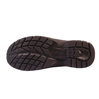 Chaussures de travail industrielles unisexes AOXIANG en cuir à embout d'acier avec semelle intermédiaire en PU pour la construction en usine, automne, hiver, été