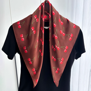 Pañuelo Cuadrado de Seda Personalizable de Moda para Mujer, Chal de Satén, Hiyab, Banda para el Cabello, Lujoso, 70*70cm, Agradable al Tacto, Cuatro Estaciones - Product Image 4